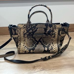 Coach Swagger 27 Snake/Python/Embossed